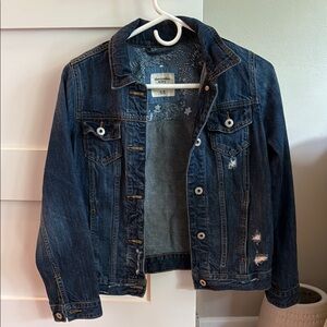 Abercrombie & Fitch Dark Blue Denim Jacket